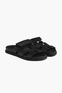 Carl H-Cut Sandals - Black