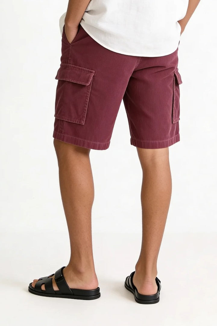 Brooks Corduroy Short - Bordeaux
