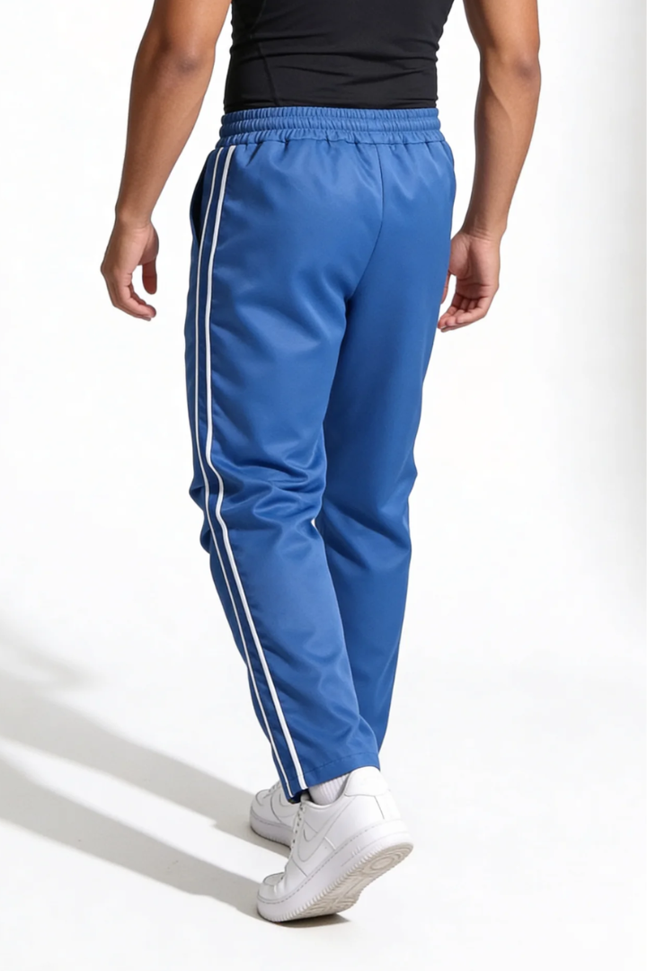 Dante Lightweight Drawstring Pants - Blue