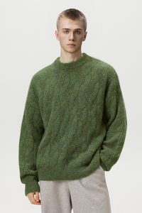 Northwood Oversized Cable-Knit Wool Sweater