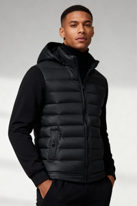 Reyden Hybrid Puffer Jacket - Black
