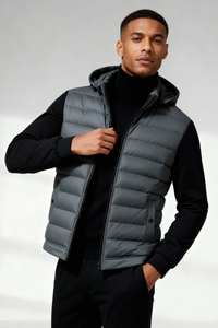 Reyden Hybrid Puffer Jacket - Gray
