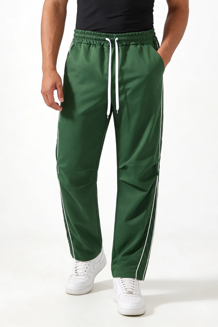 Dante Lightweight Drawstring Pants - Green