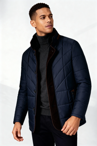 Revington Quilted Jacket - Navy