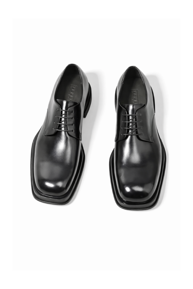 Colton Leather Square Toe Derby Shoes