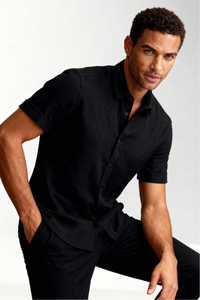 Riviera Short Sleeve Shirt - Black