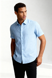 Riviera Short Sleeve Shirt - Blue