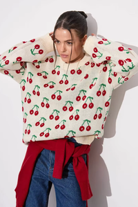 Chérie Cherry Sweater