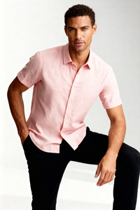Riviera Short Sleeve Shirt - Pink