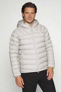 Fletcher Hooded Puffer Jacket - White