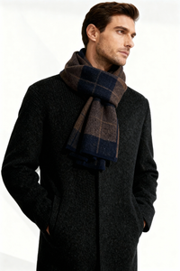 Kingsford Wool Scarf - Navy