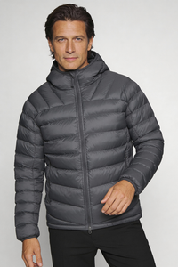 Fletcher Hooded Puffer Jacket - Gray