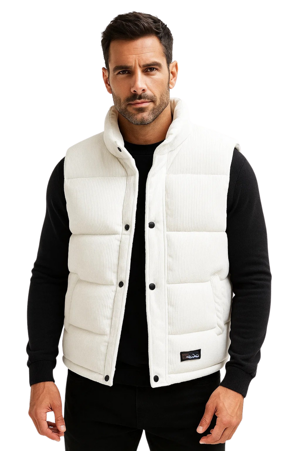 Monterra Cord Bodywarmer - White