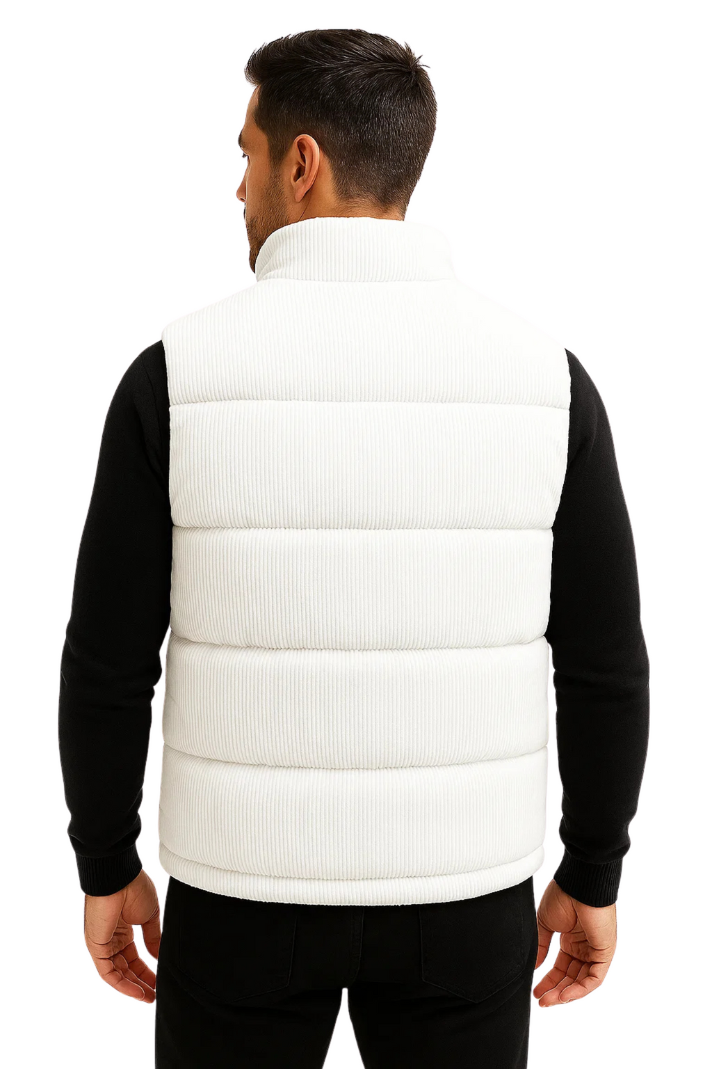 Monterra Cord Bodywarmer - White