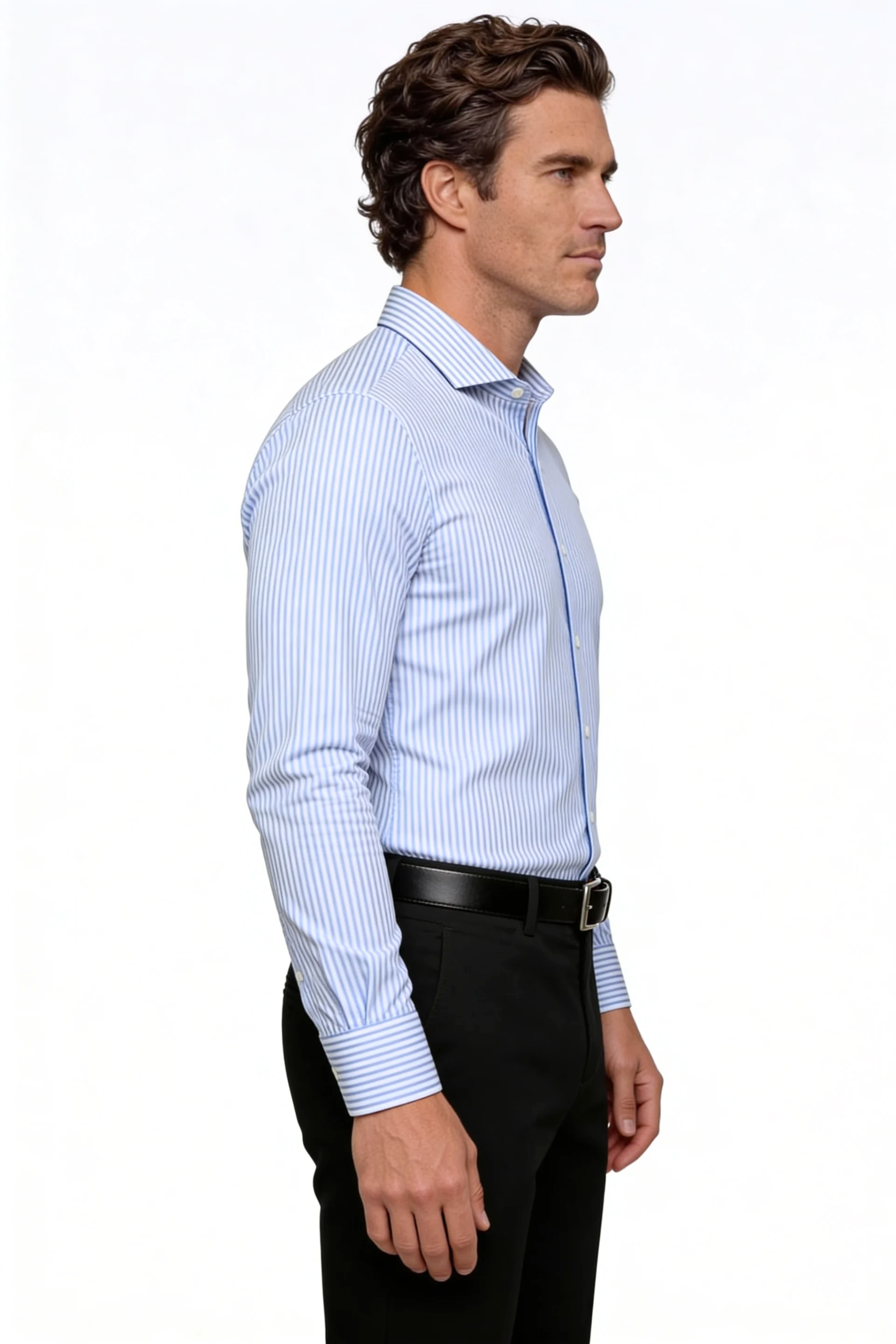 Men's Pierce Modal Dress Shirt side view