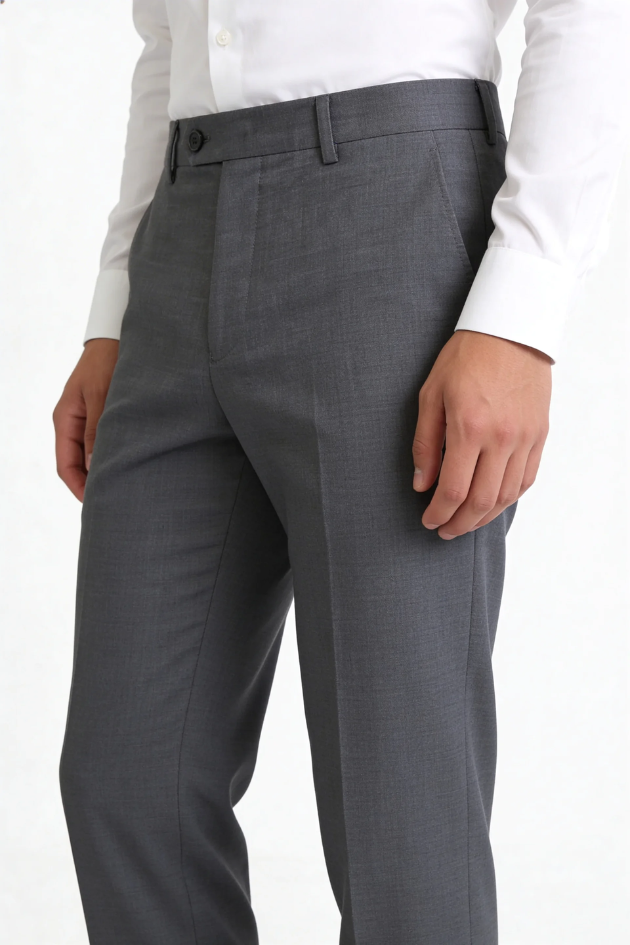 Grant Lightweight Stretch Trousers - Gray