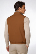 Men wearing a premium reversible lightweight vest with a clean, tailored fit, designed for versatile everyday layering.