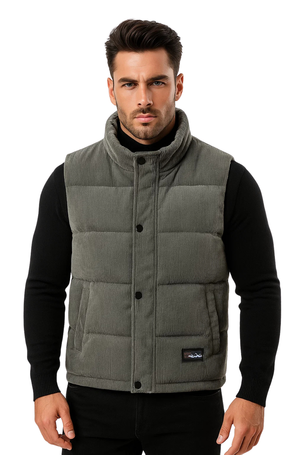 Monterra Cord Bodywarmer - Grey