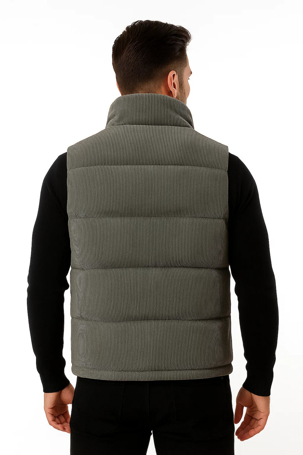 Monterra Cord Bodywarmer - Grey
