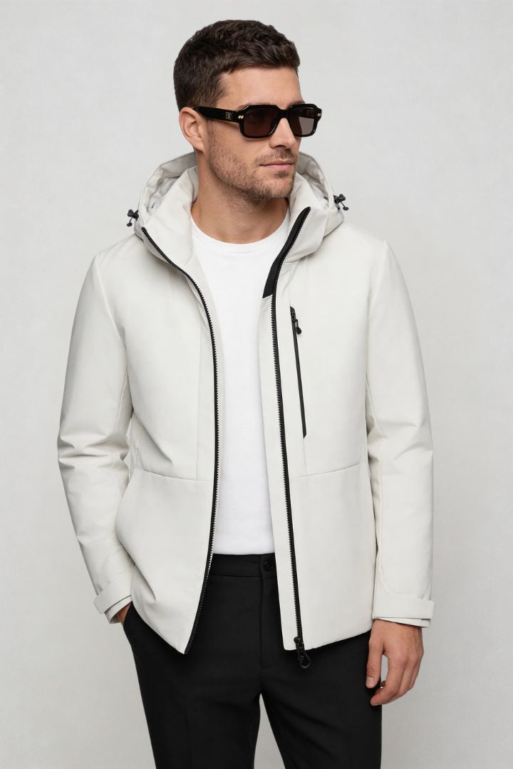 Arctura Technical Hooded Jacket - White