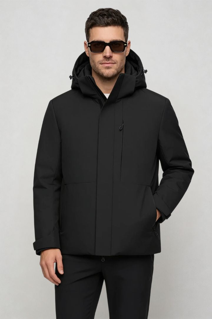Arctura Technical Hooded Jacket - Black