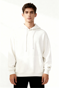 Classic Cotton Hoodie - White