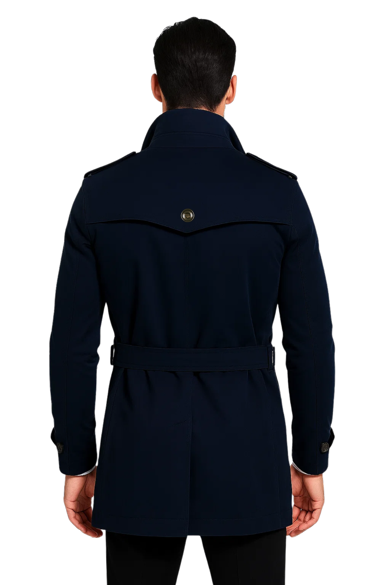 Harrison Trench Coat - Navy