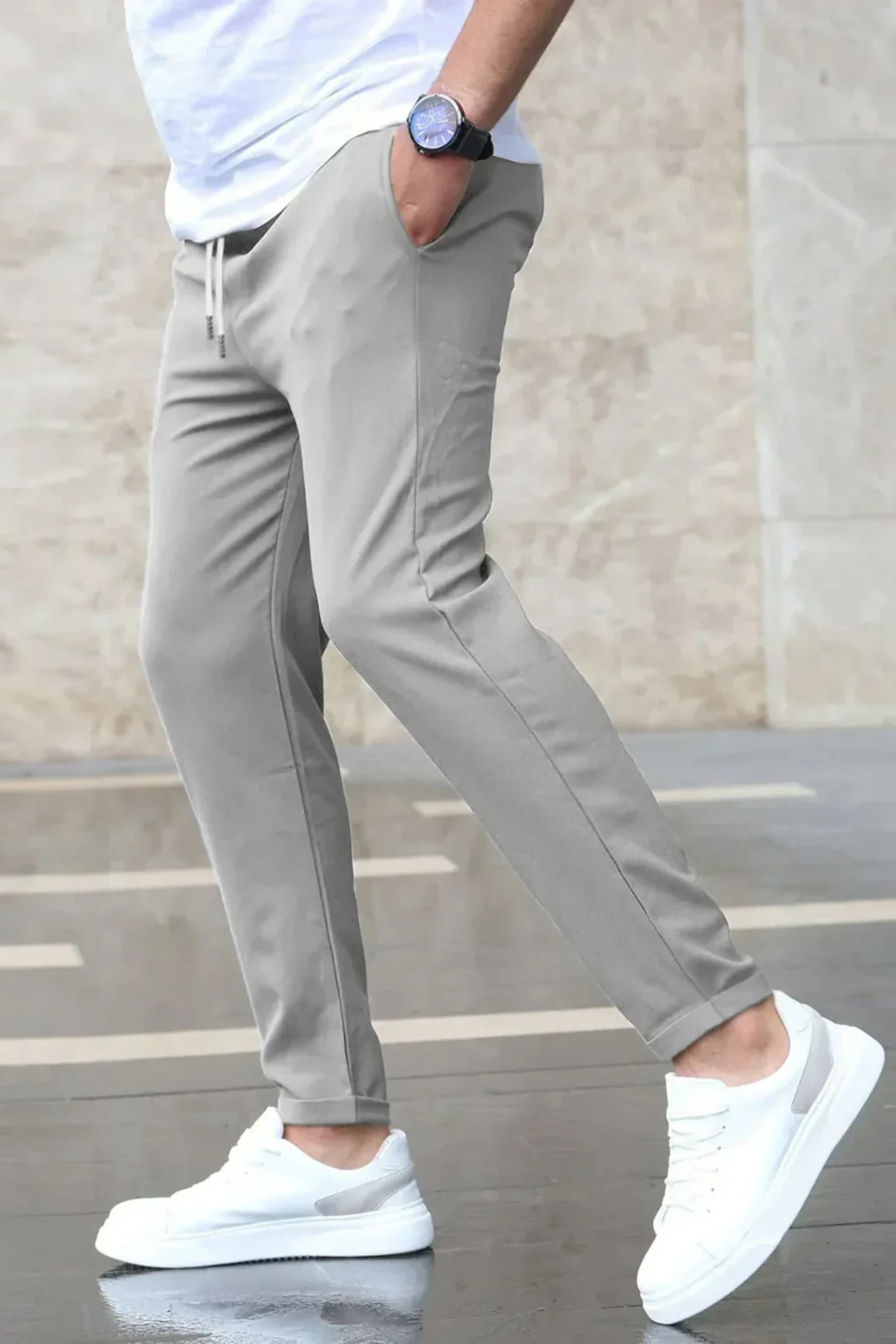 The Modern Stretch Jogger - Gray