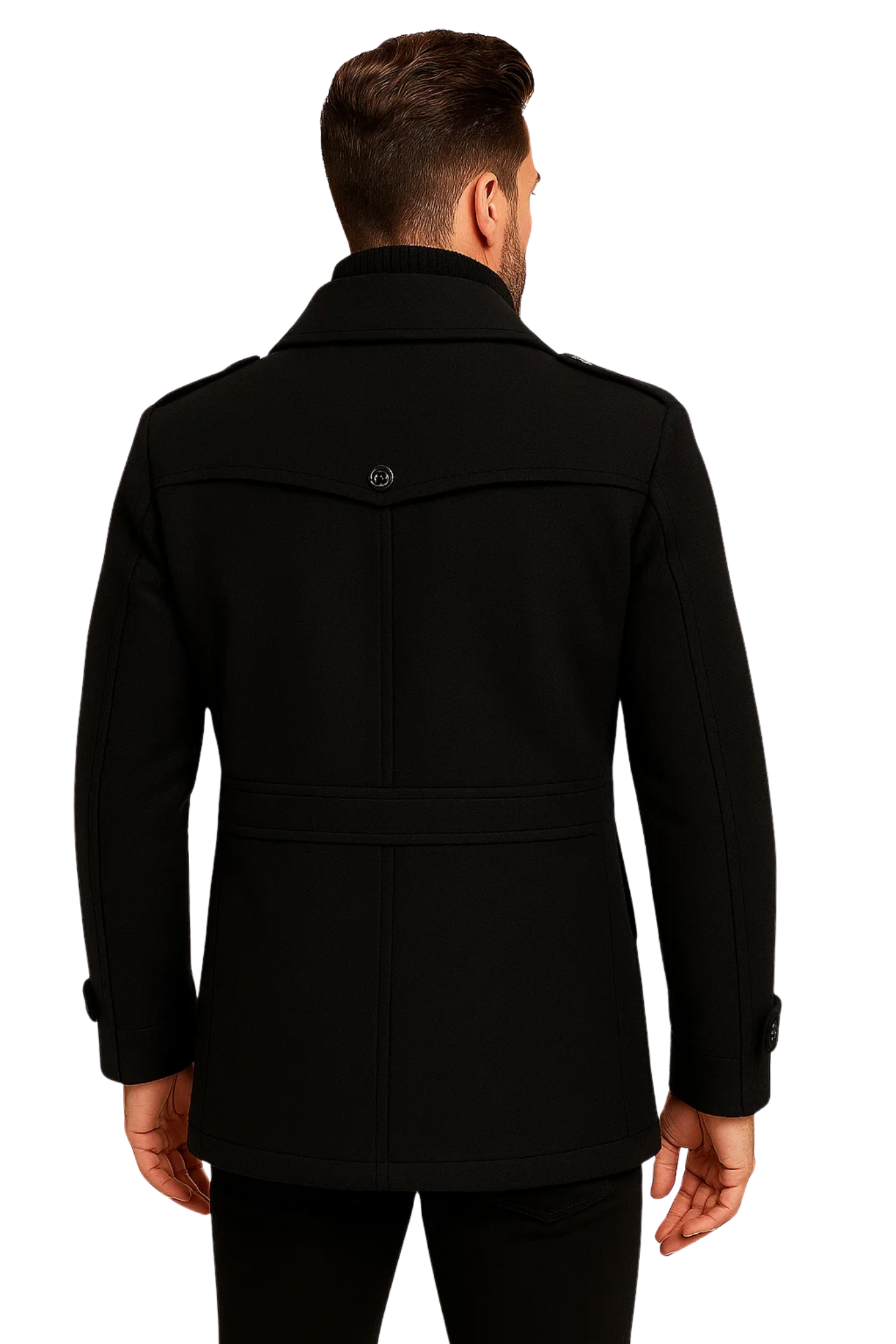 WELLINGTON TRENCH COAT - BLACK