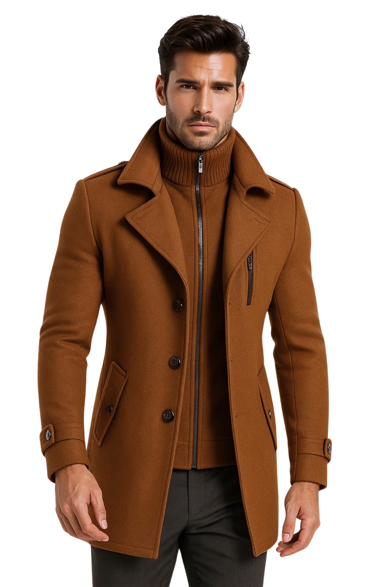WELLINGTON TRENCH COAT - BROWN