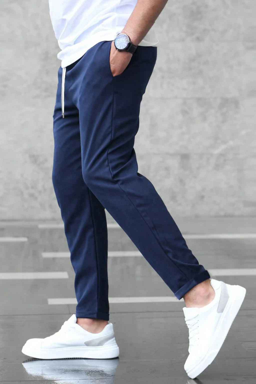 The Modern Stretch Jogger - Blue