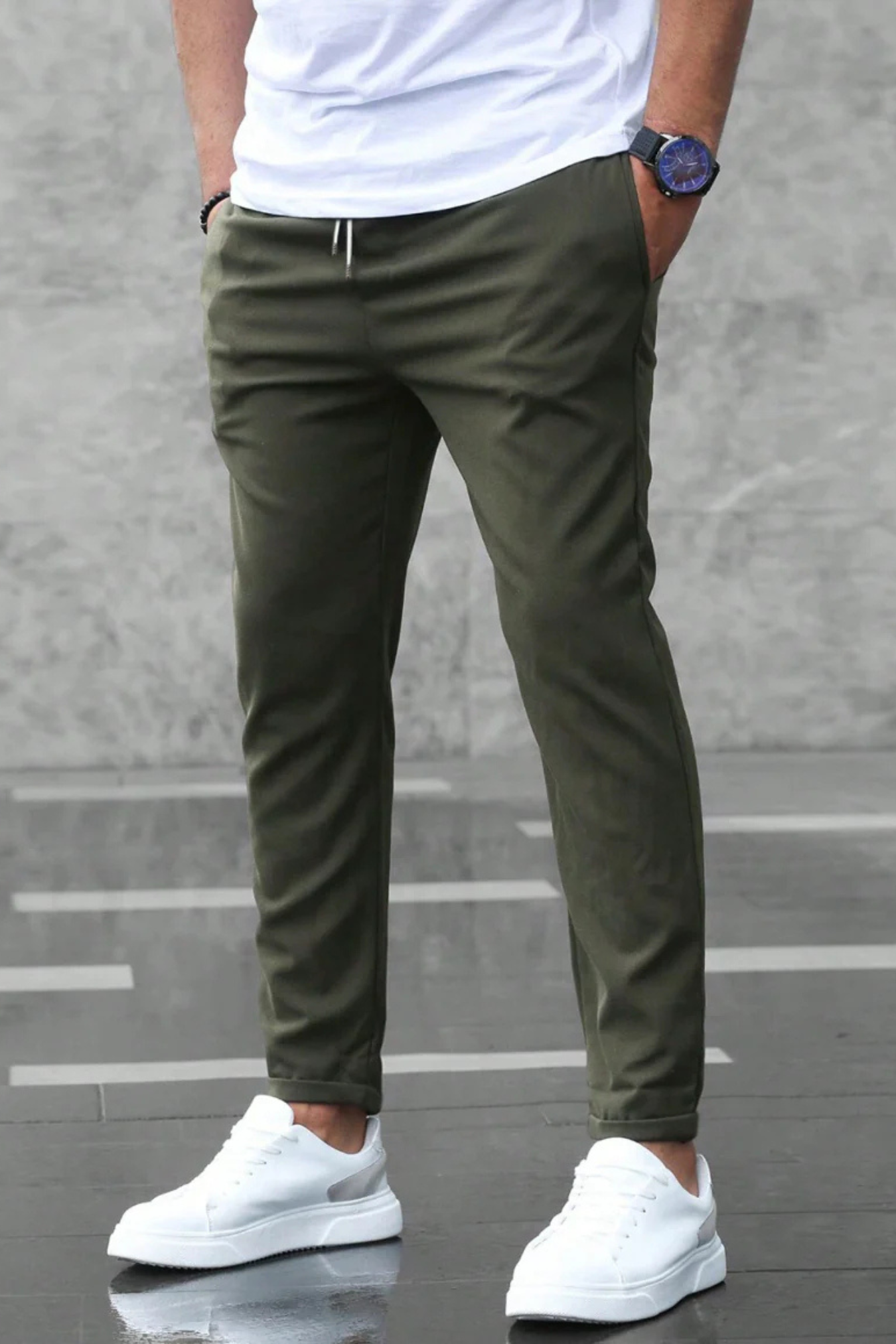 The Modern Stretch Jogger - Army