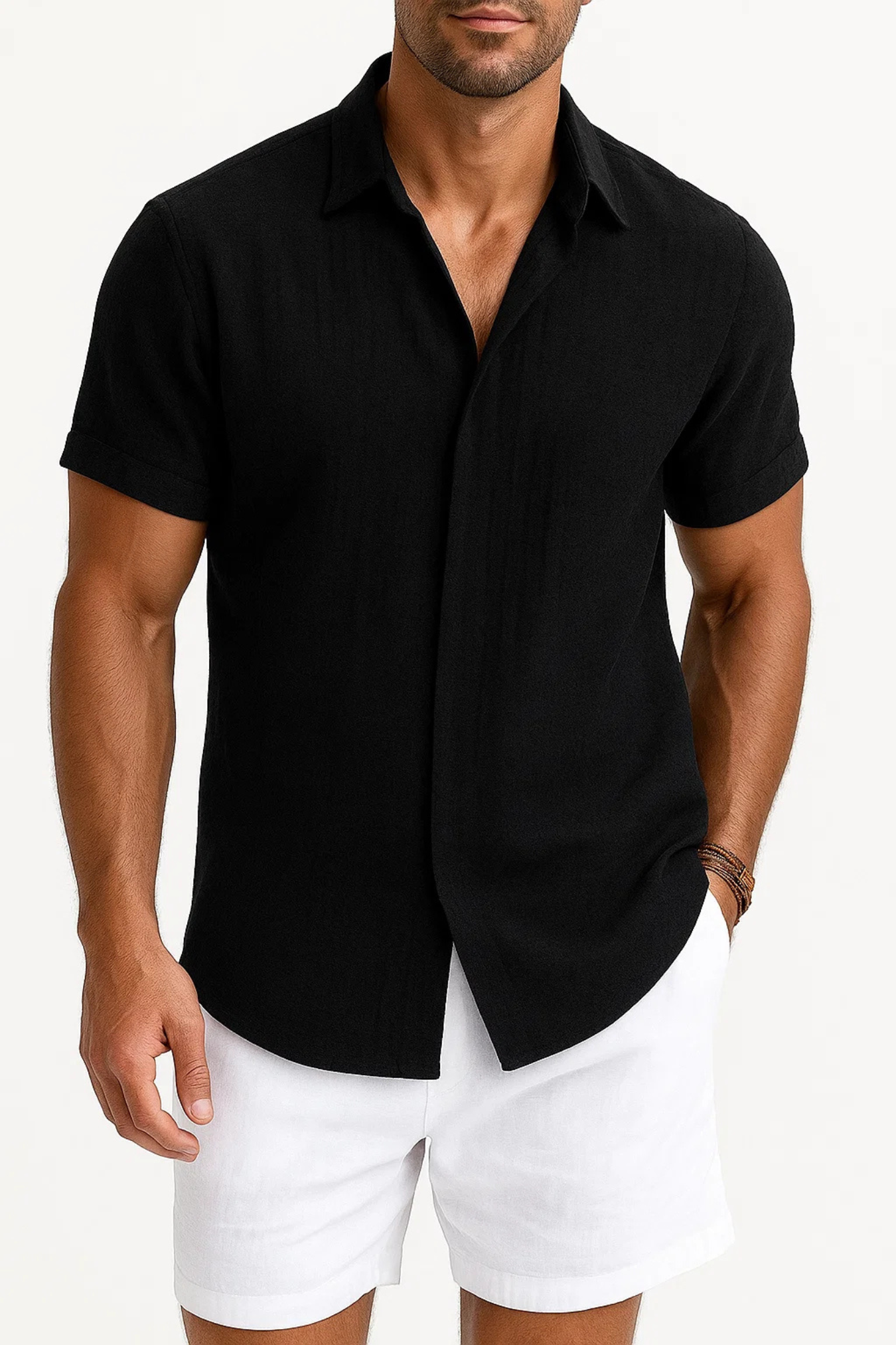 Riviera Short Sleeve Shirt - Black