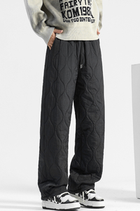 Hudson Quilted Thermal Pants - Black