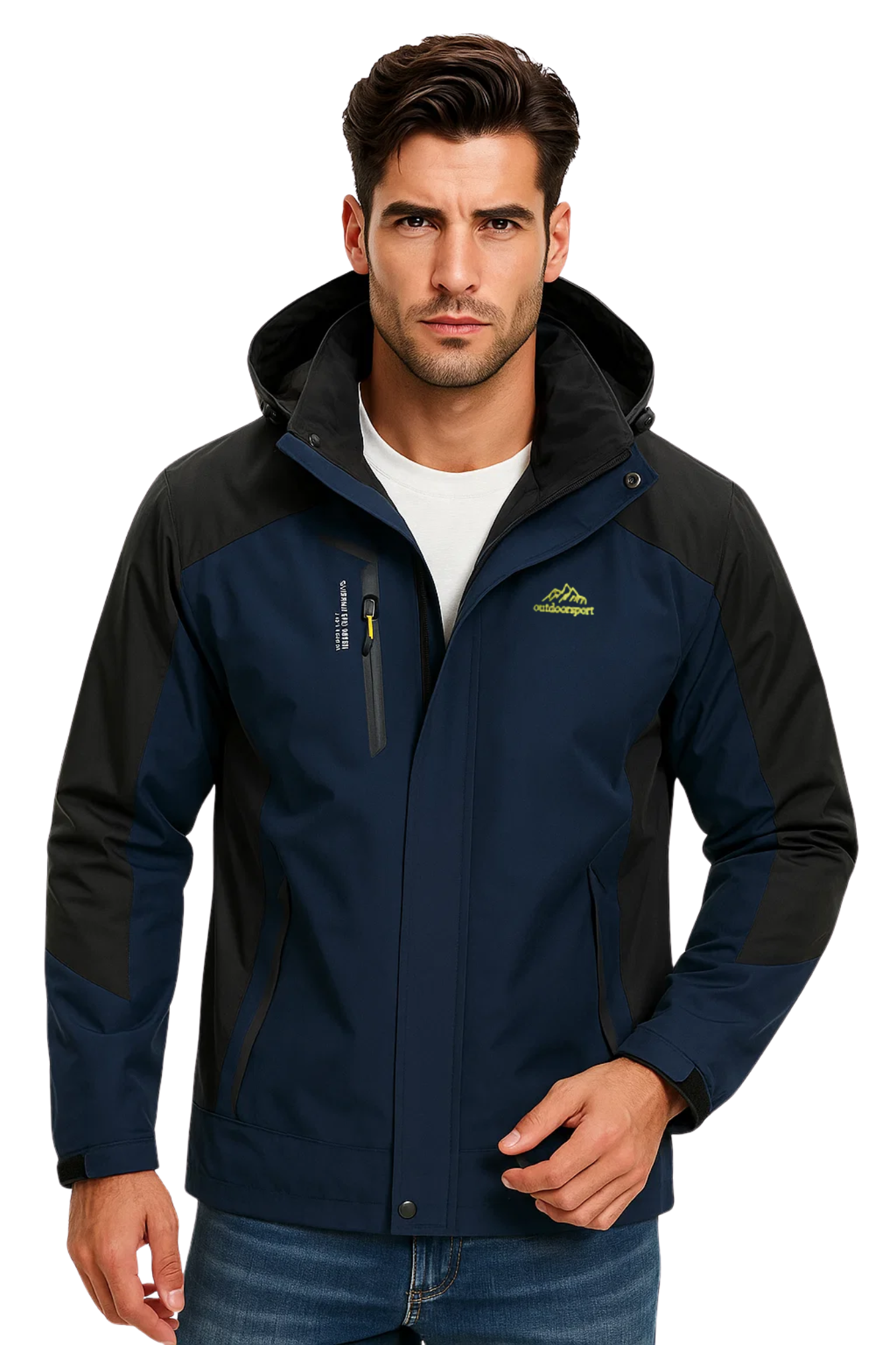 KAISHIKA WATERPROOF JACKET - NAVY