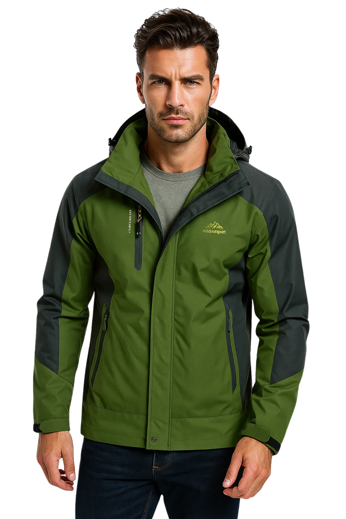 KAISHIKA WATERPROOF JACKET - GREEN