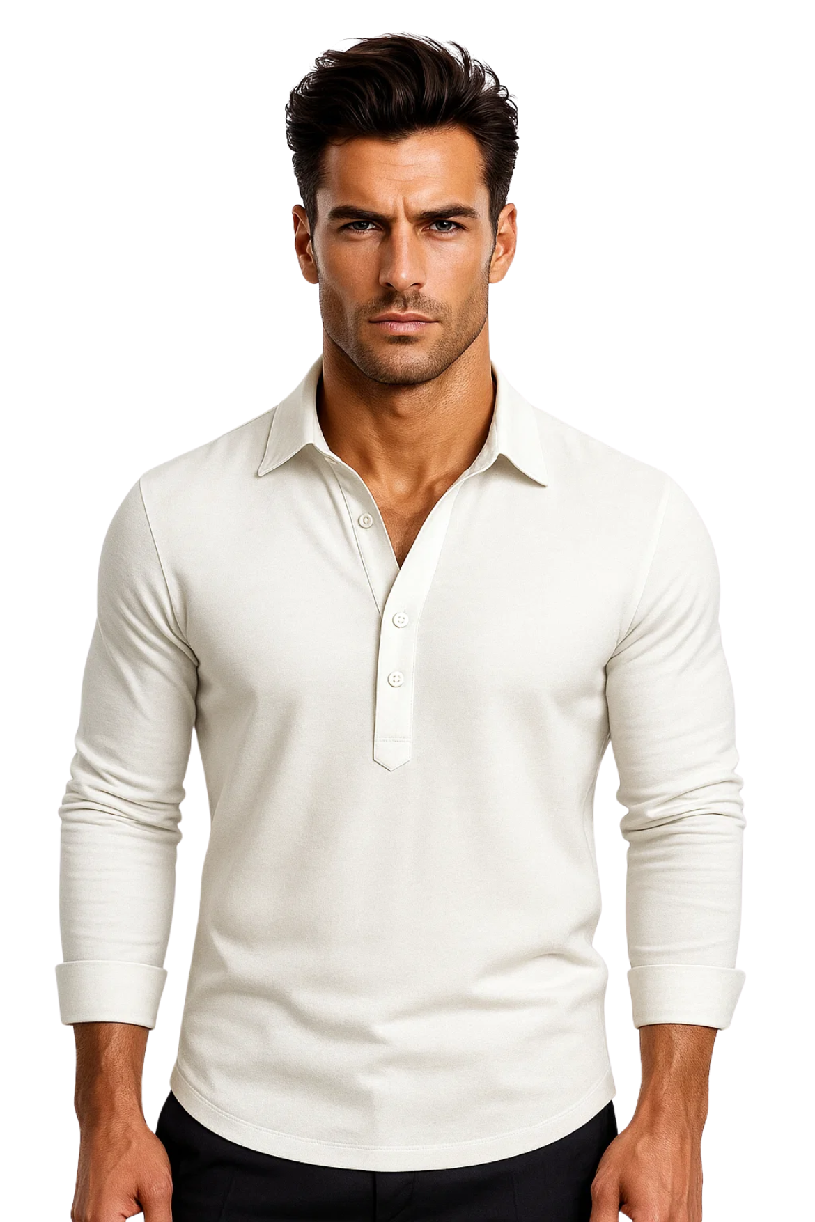 Larry Long-Sleeve Shirt - White