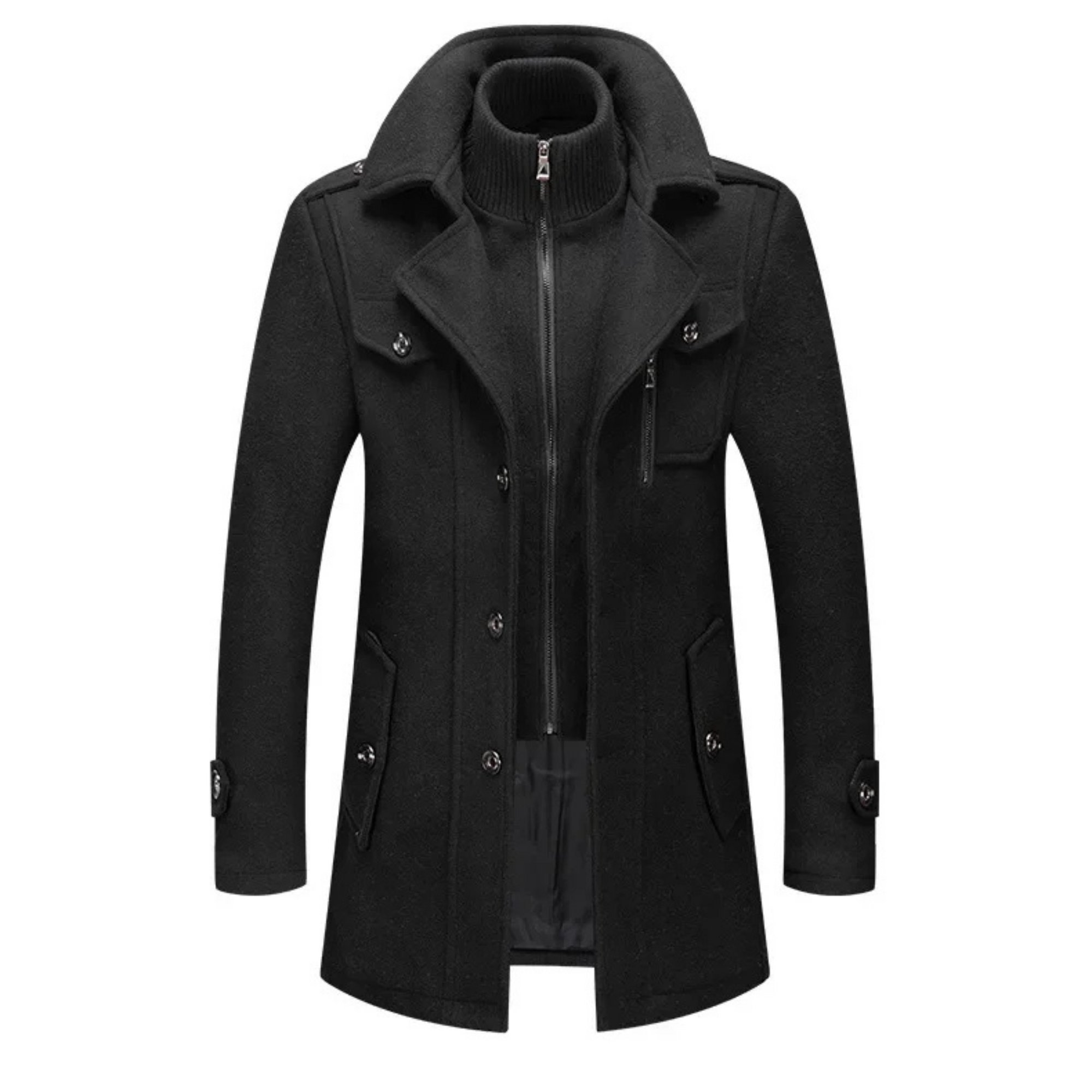 WELLINGTON TRENCH COAT - BLACK