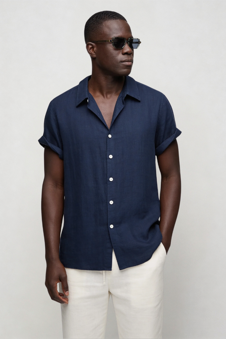 Arden Lightweight Summer Set - Navy