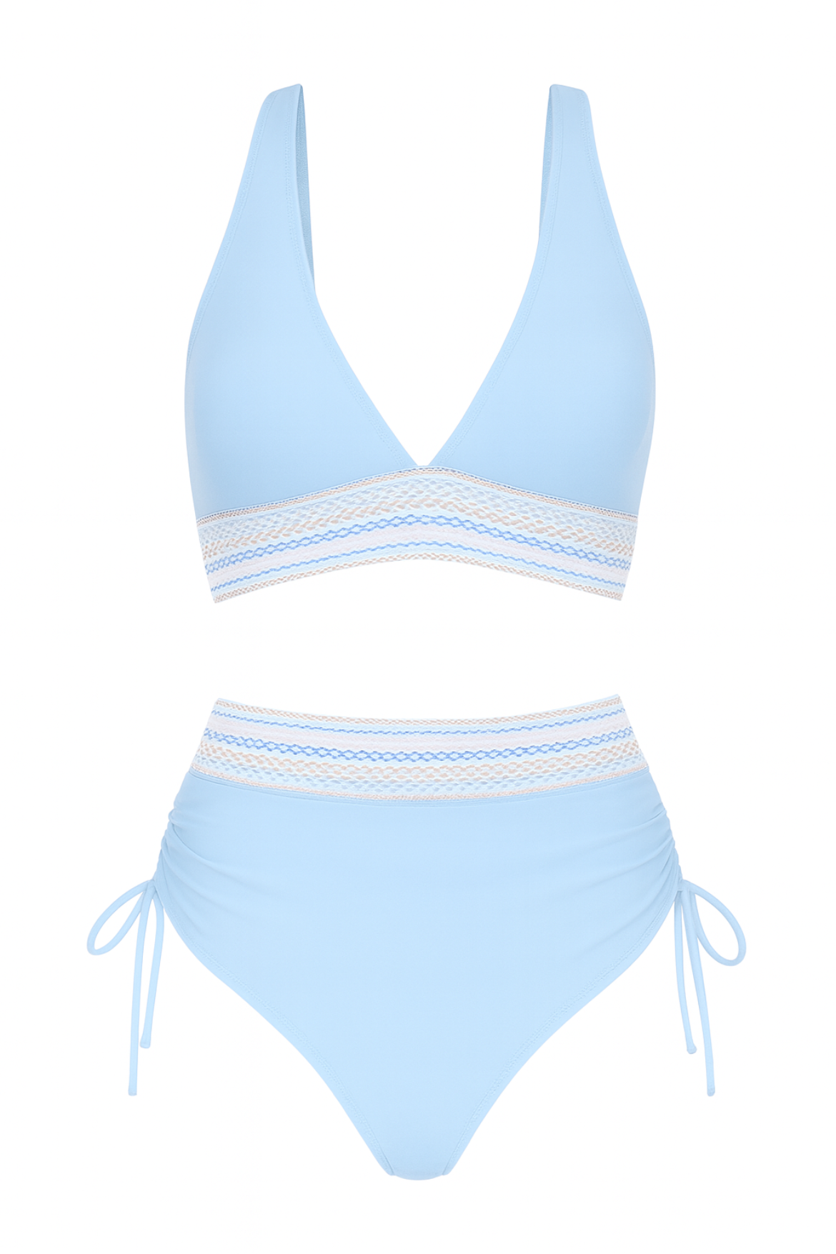 Amara High-Waist Bikini Set - Turquoise