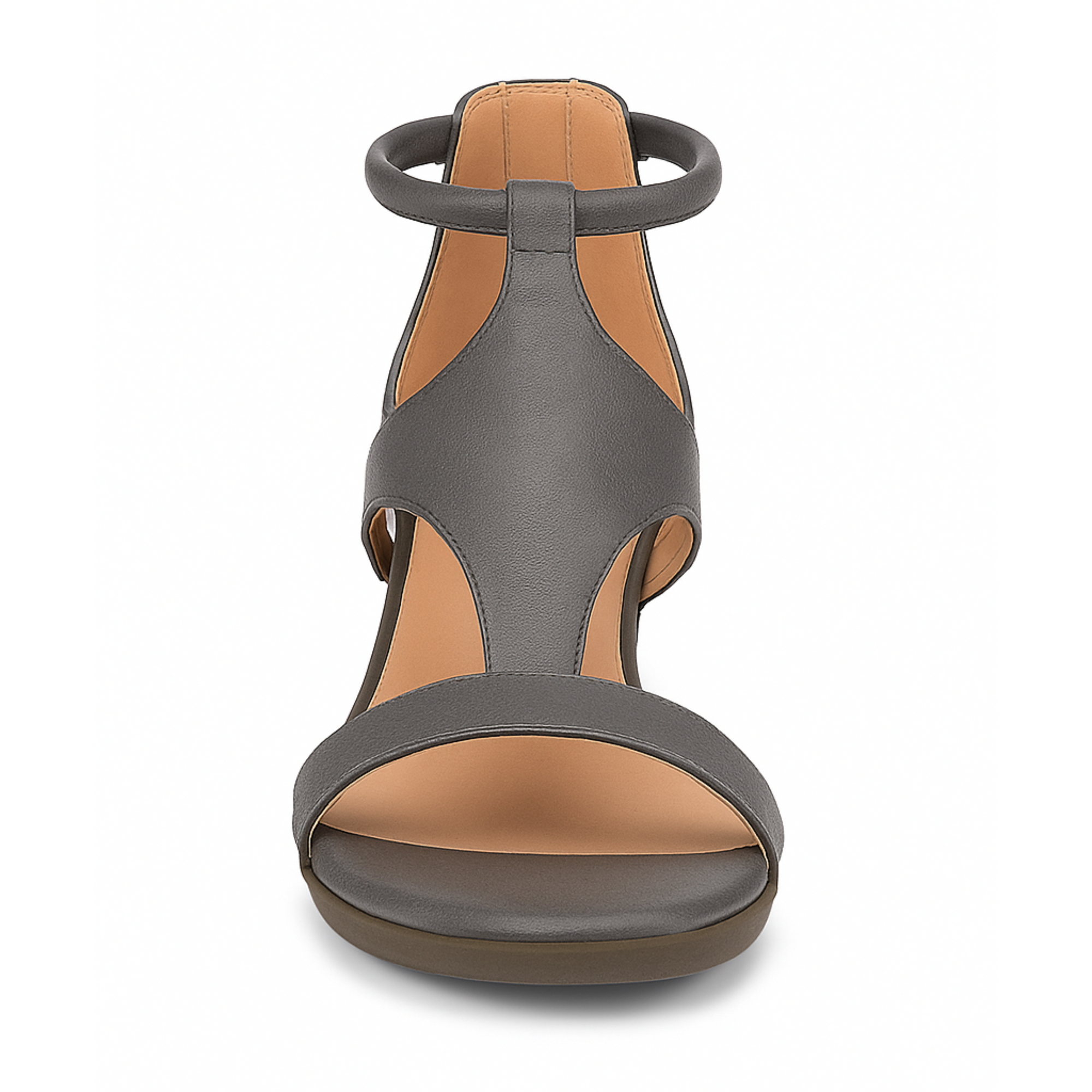 Fiona Wedge Sandals - Grey
