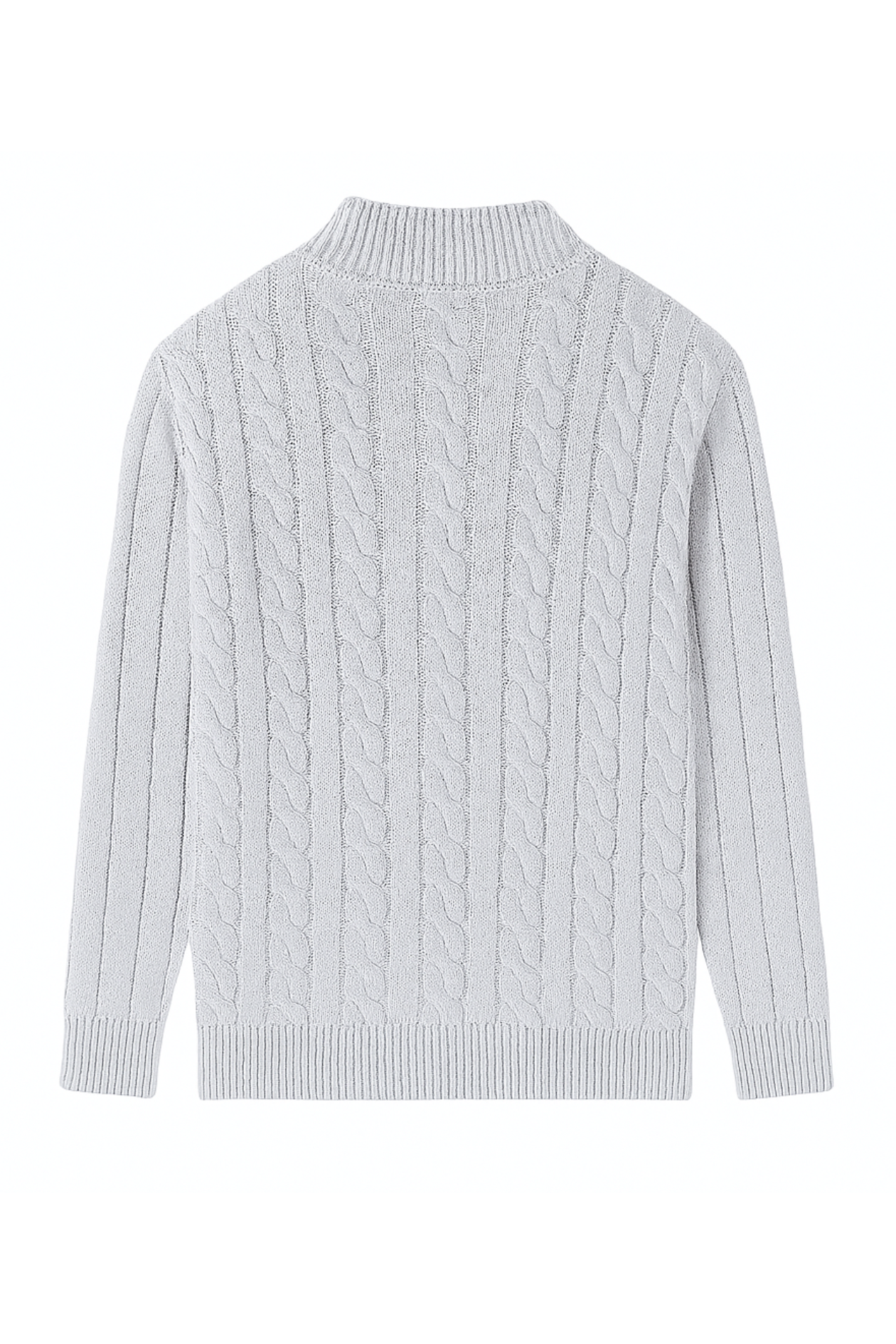HARBOUR HALF-ZIP JUMPER - GREY