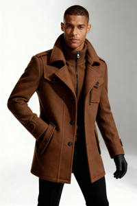 Wellington Overcoat - Brown