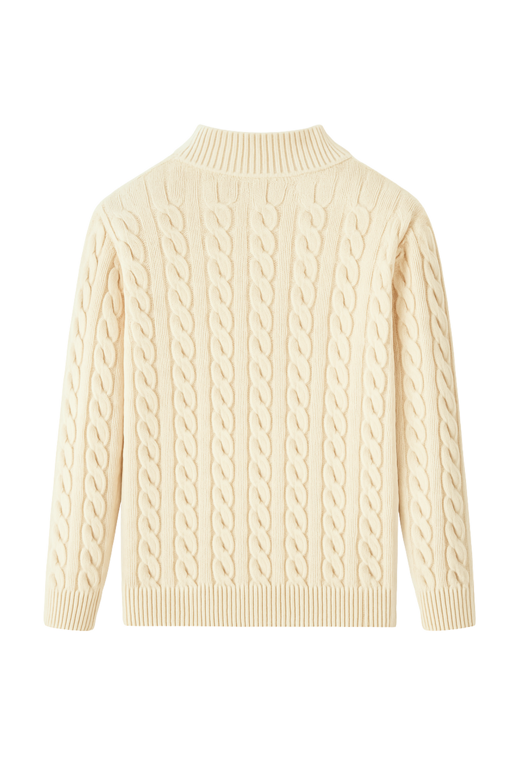 Harbour Half-Zip Sweater - Beige