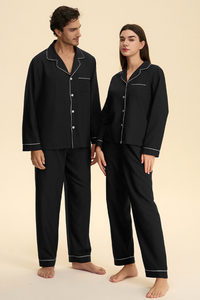 Lior Cloud Cotton Pajama Set Women - Black
