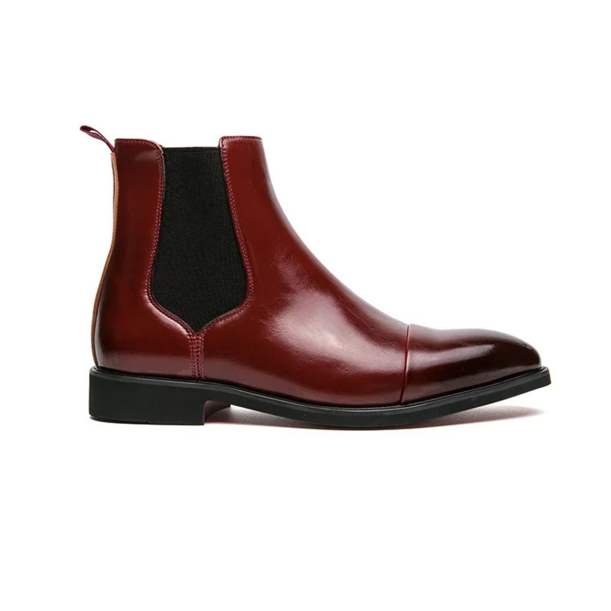 HARRINGTON CHELSEA BOOTS - ROUGE