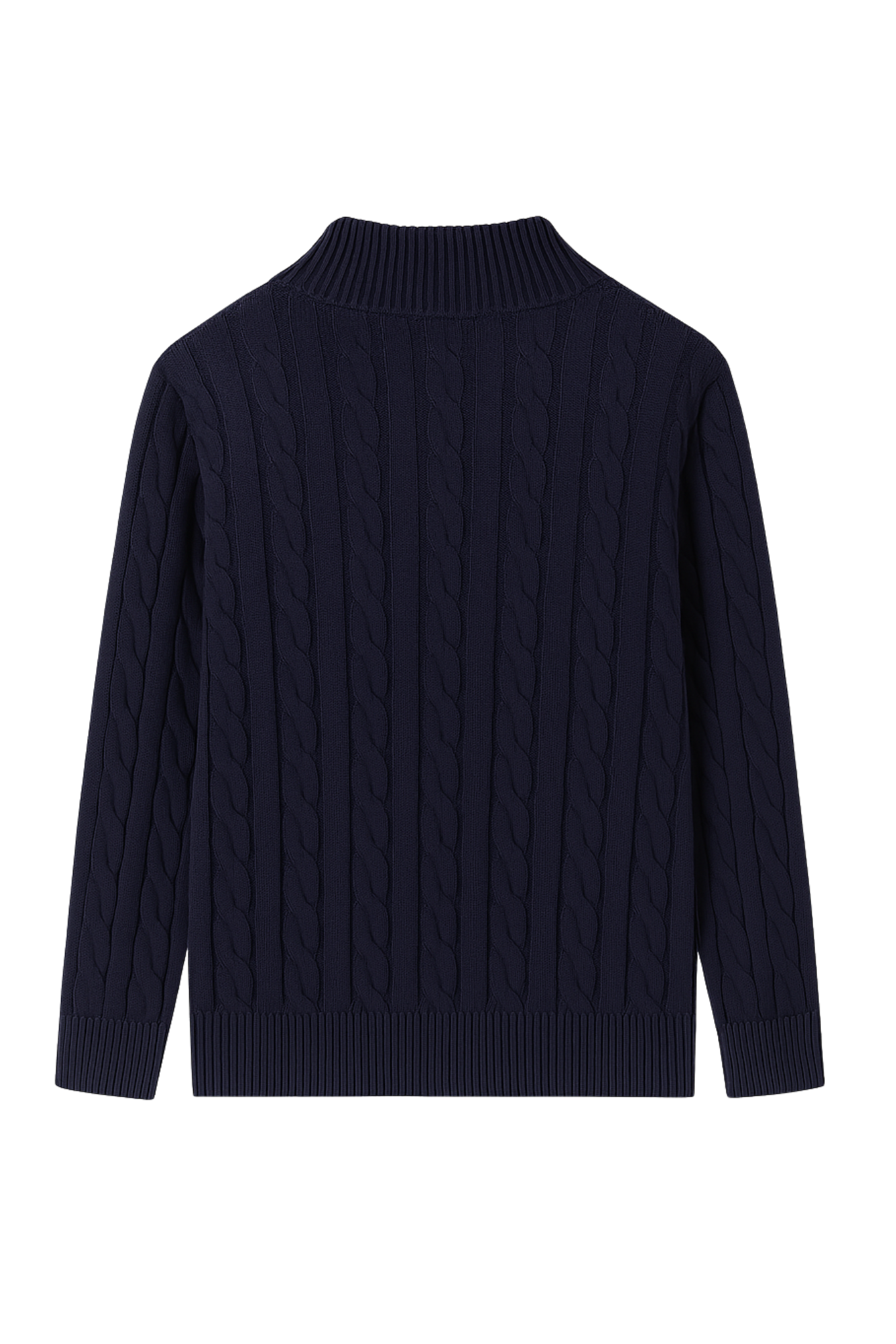 HARBOUR HALF-ZIP JUMPER - NAVY