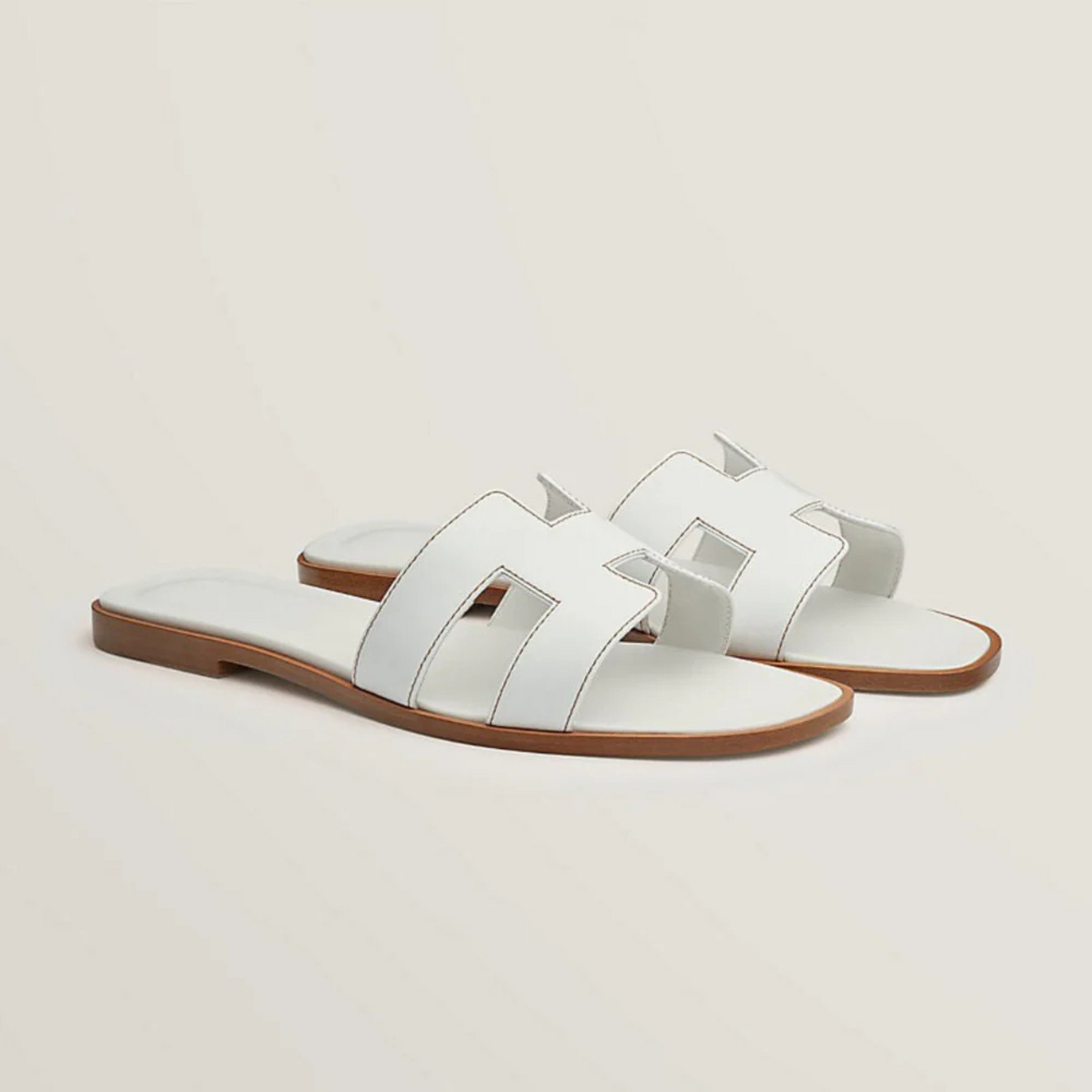 Harper H-Cut Sandals - White