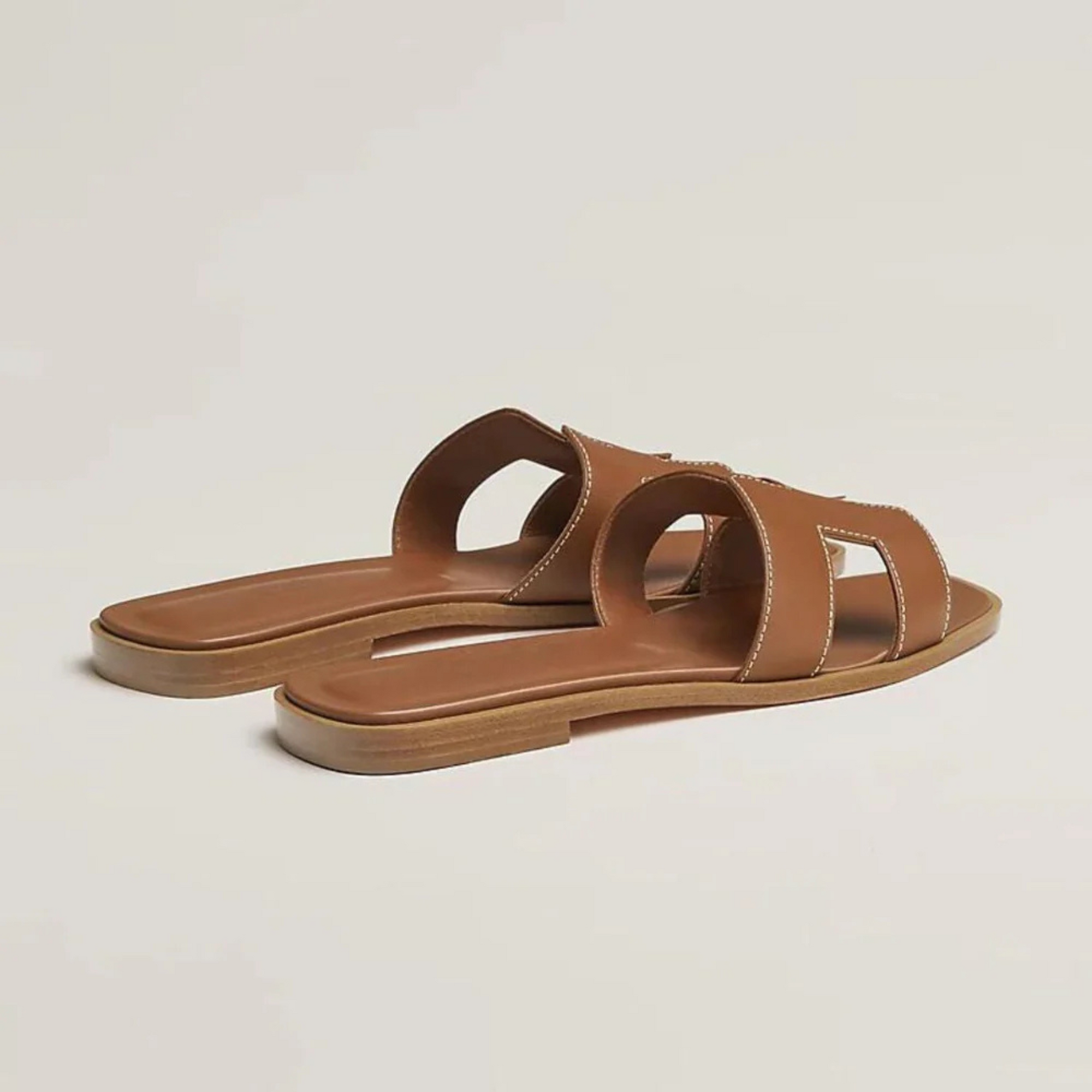Harper H-Cut Sandals - Brown