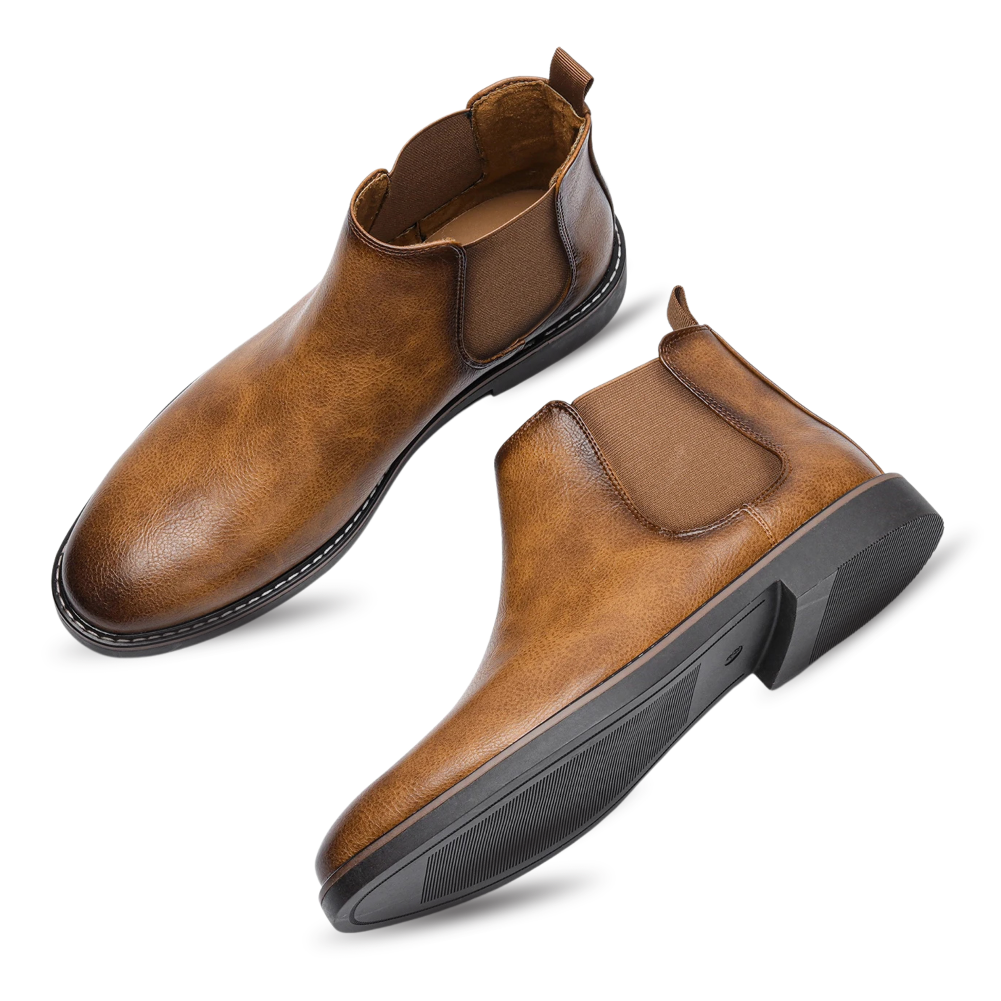 VALEMONT CHELSEA BOOTS - COGNAC